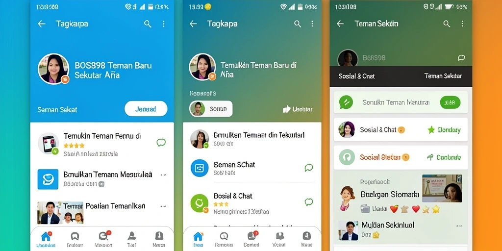 Tampilan antarmuka pengguna BOS898 yang menarik dan interaktif.