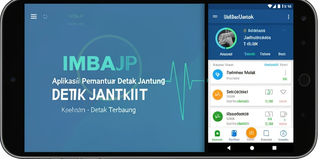 Tampilan antarmuka IMBAJP yang sederhana dan informatif.