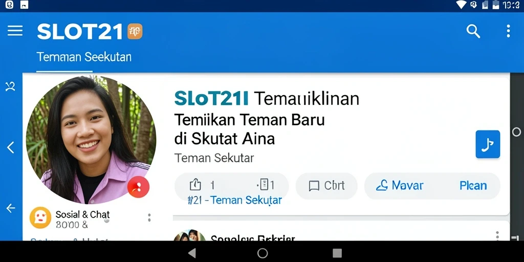 Antarmuka SLOT21 yang ramah pengguna untuk Teman Sekitar.